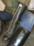 Boots padlocked